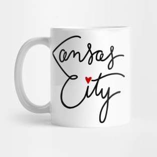 Cursive Kansas City Love Mug